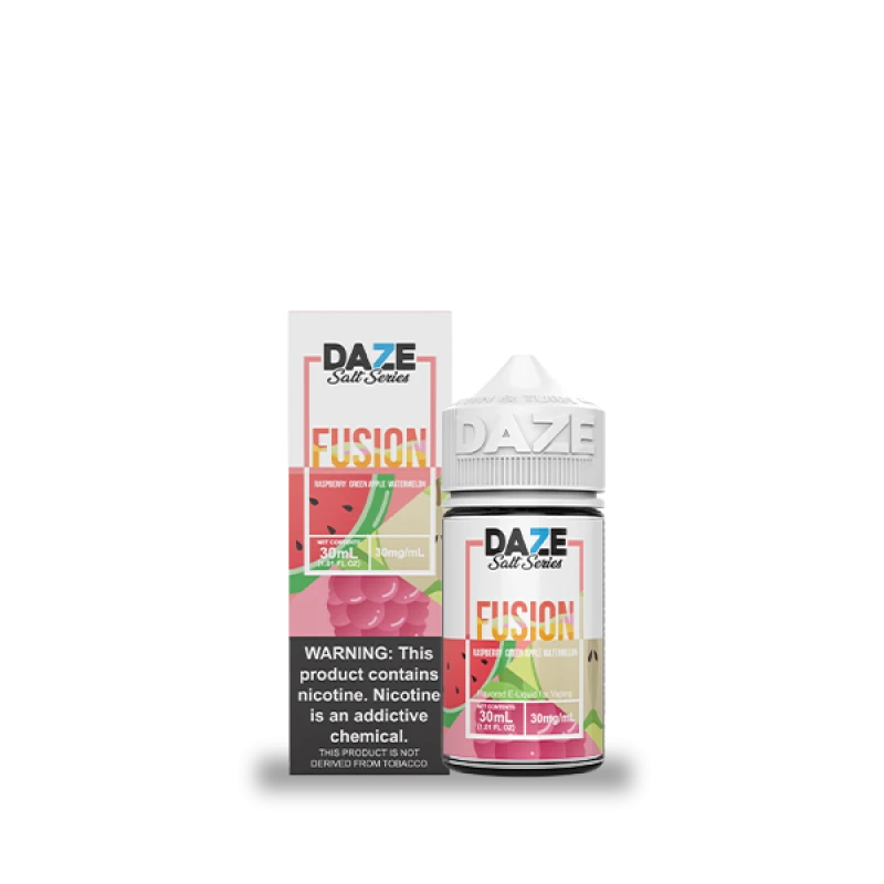 7DAZE FUSION TFN SALT - RASPBERRY GREEN APPLE WATERMELON - 30ML 30MG