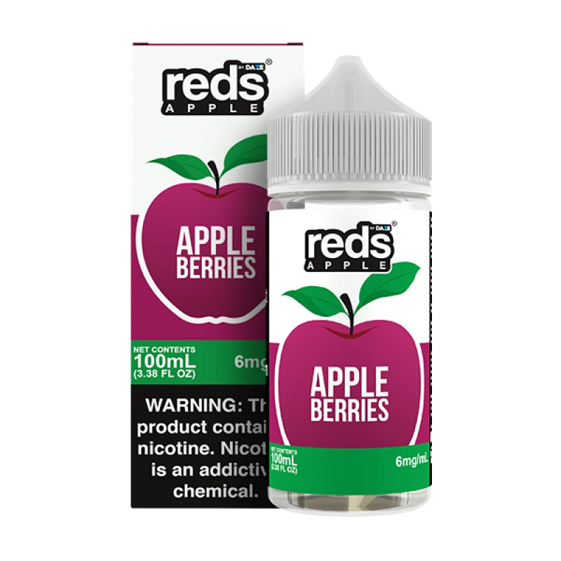 7DAZE REDS APPLE JUICE - BERRIES - 100ML 6MG