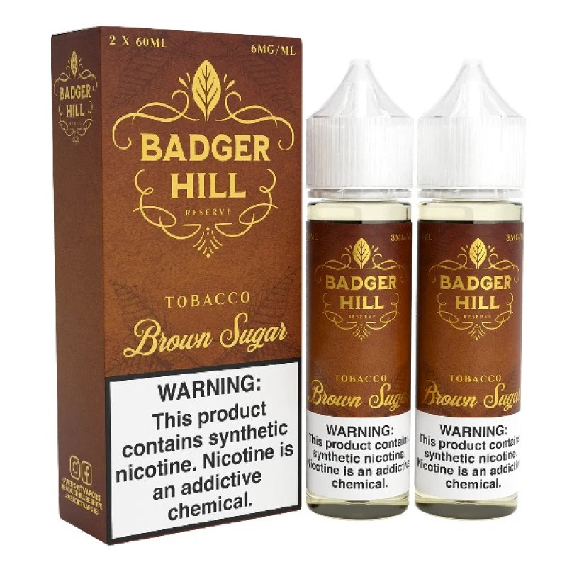 BADGER HILL - BROWN SUGAR - 120ML 6MG