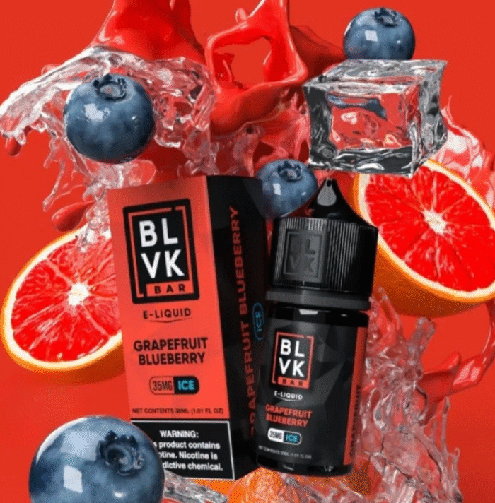 BLVK BAR Grapefruit Blueberry Ice- Nic Salt 35mg 30ml