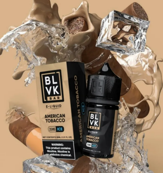 BLVK BAR American Tobacco Ice- Nic Salt 35mg 30ml