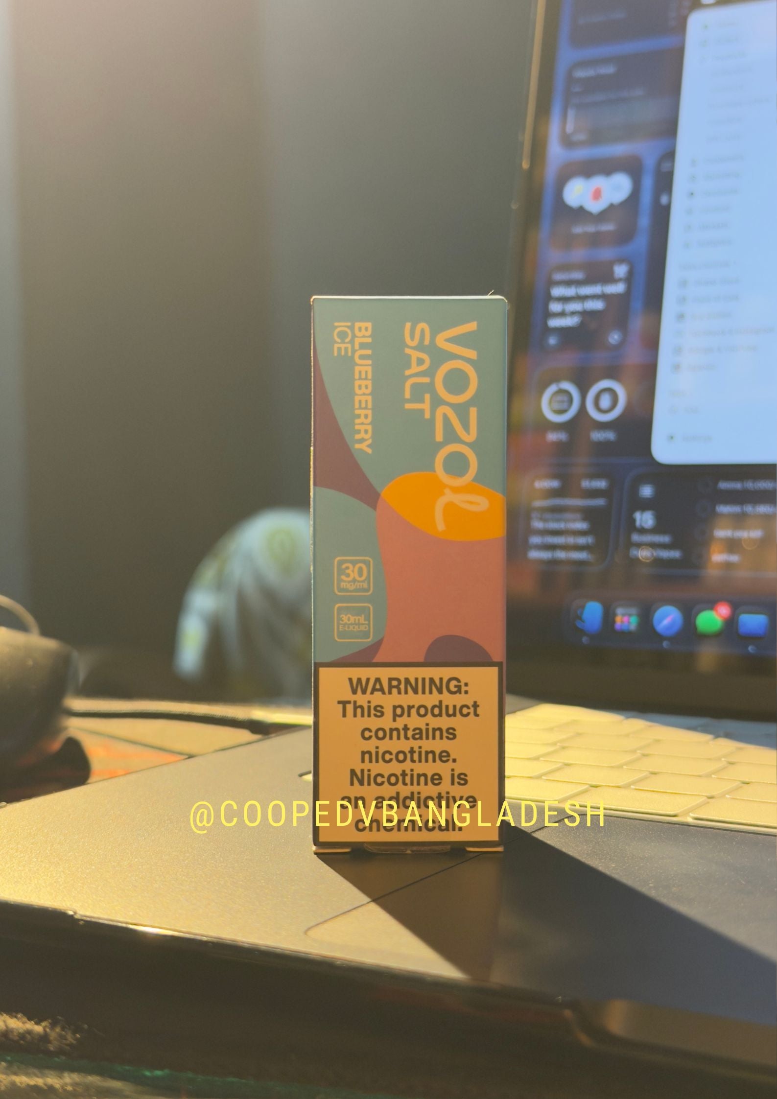 VOZOL Salt BLUBERRY Ice 30ML 30MG