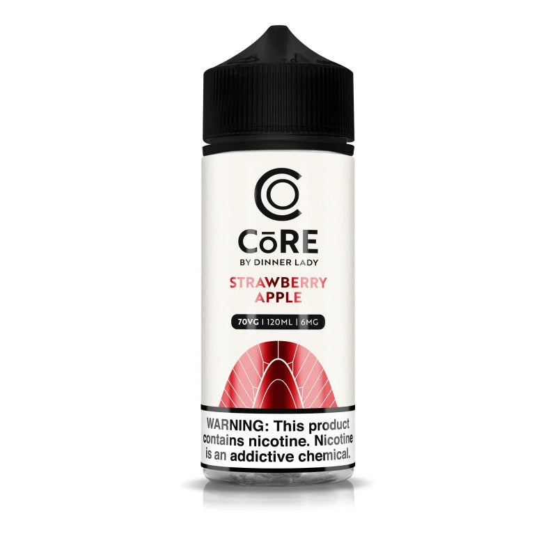 CORE BY DINNER LADY - STRAWBERRY APPLE - 120ML 6MG