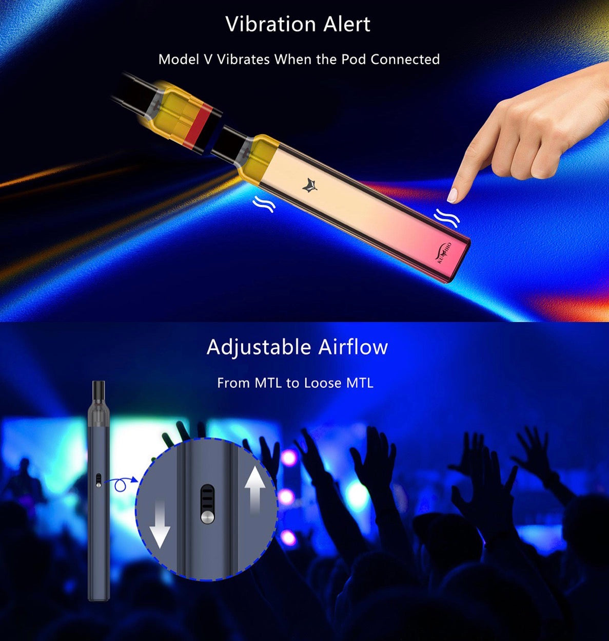 Kumiho Model V Pod System Kit 600mAh 2ml