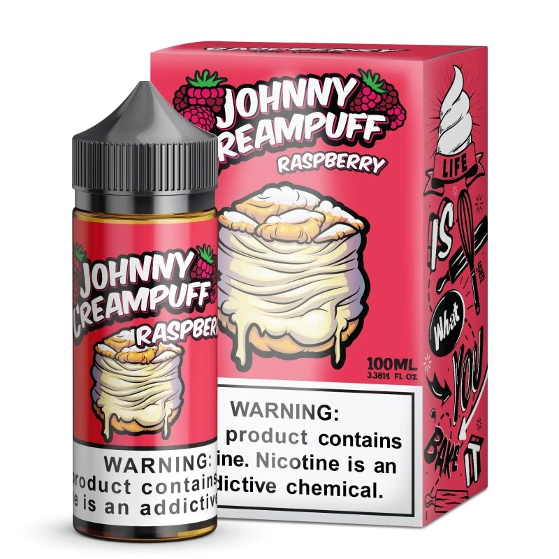 JOHNNY CREAMPUFF BY TINTED BREW - RASPBERRY - 100ML 6MG
