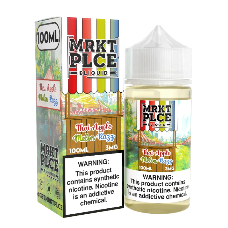 MRKT PLCE - THAI APPLE MELON RAZZ - 100ML 6MG