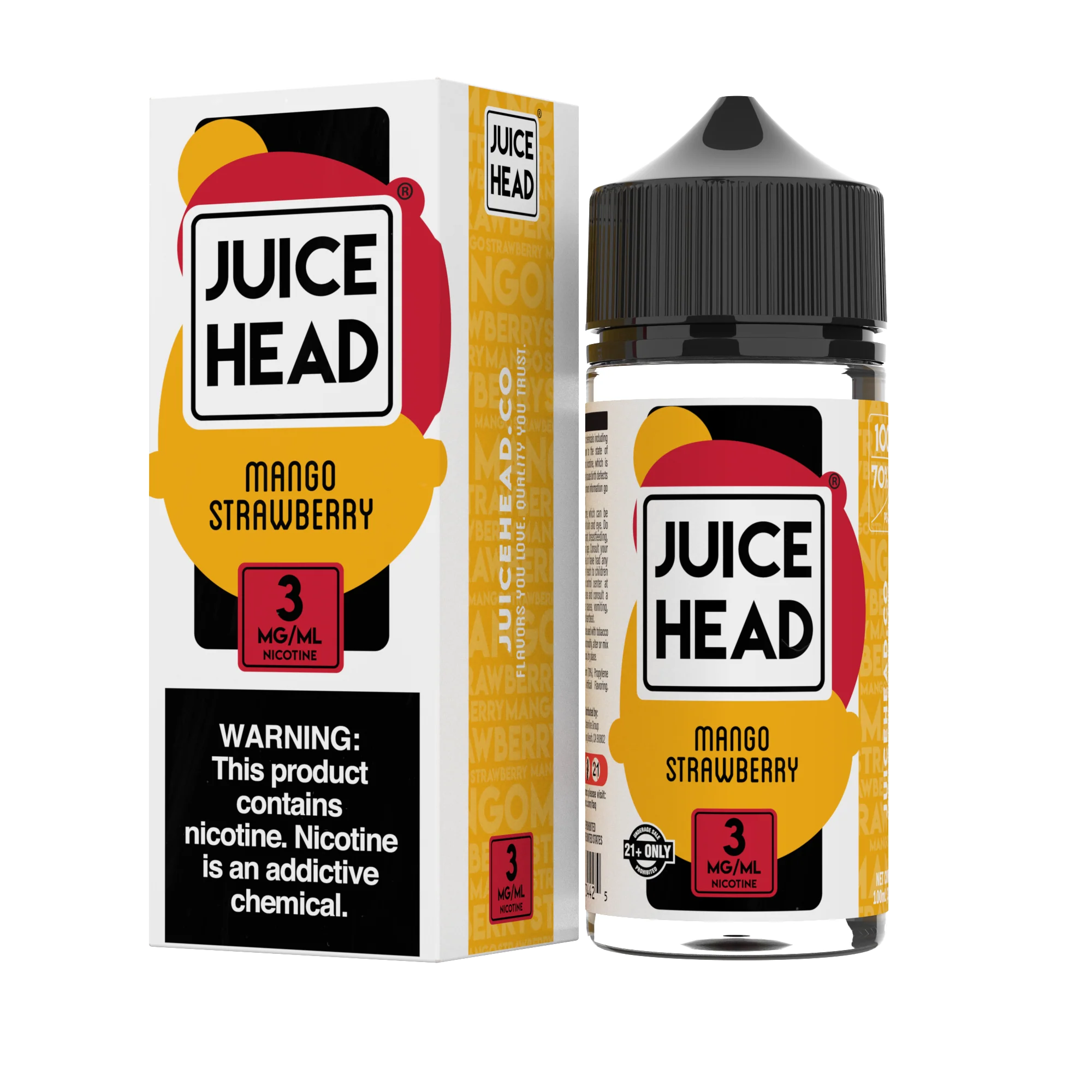 Juice Head Mango Strawberry 100ml E-Liquid 3mg