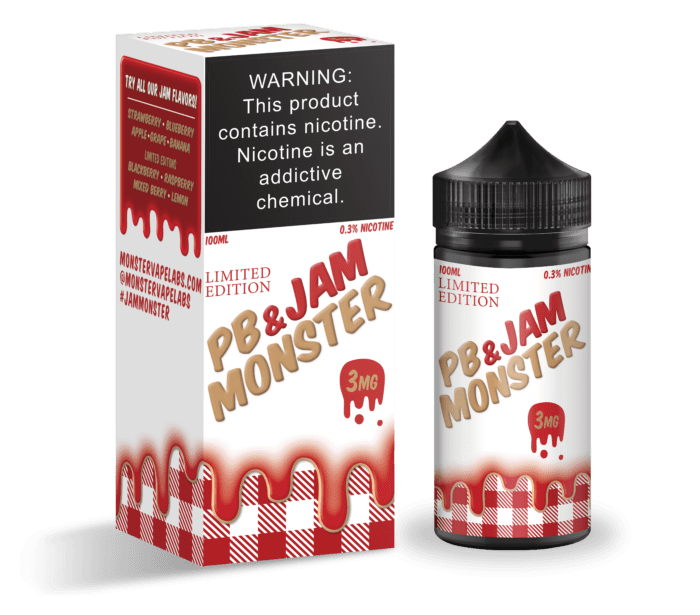 STRAWBERRY BY PB & JAM MONSTER – 100ML 6MG