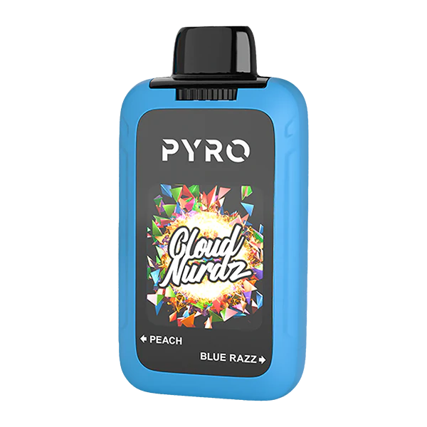 Peach + Blue Razz CLOUD NURDZ X PYRO