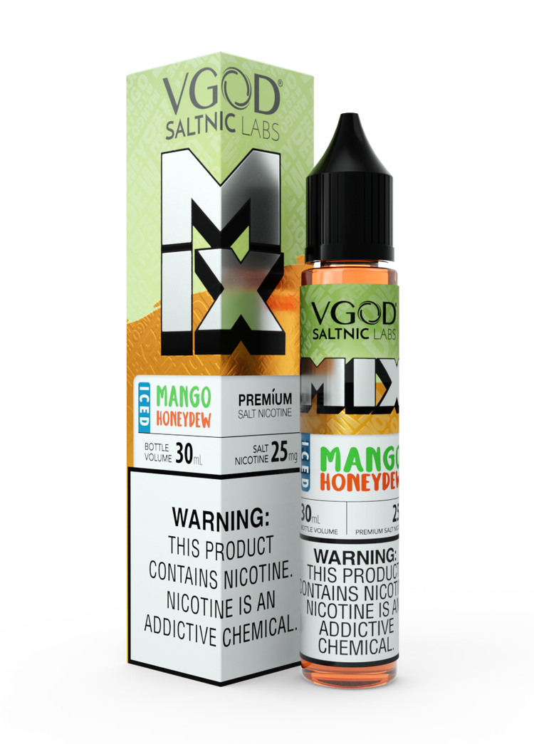 VGOD MIX Iced Mango Honeydew SaltNic E-Liquid 25mg 30ml