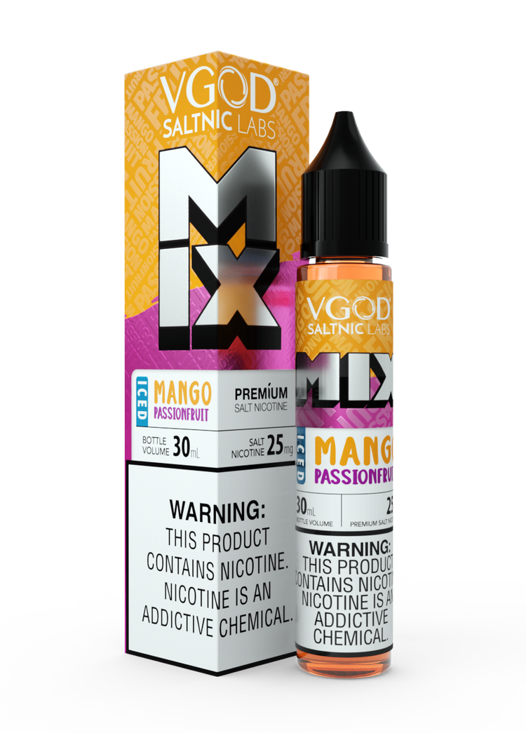 VGOD MIX Iced Mango Passionfruit SaltNic E-Liquid 25mg 30ml