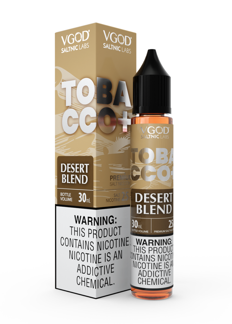 VGOD Tobacco Plus Desert Blend SaltNic E-Liquid 30ml 25mg