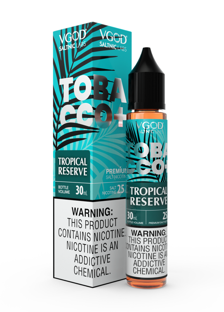 VGOD Tobacco Plus Tropical Reserve SaltNic E-Liquid 25mg 30ml