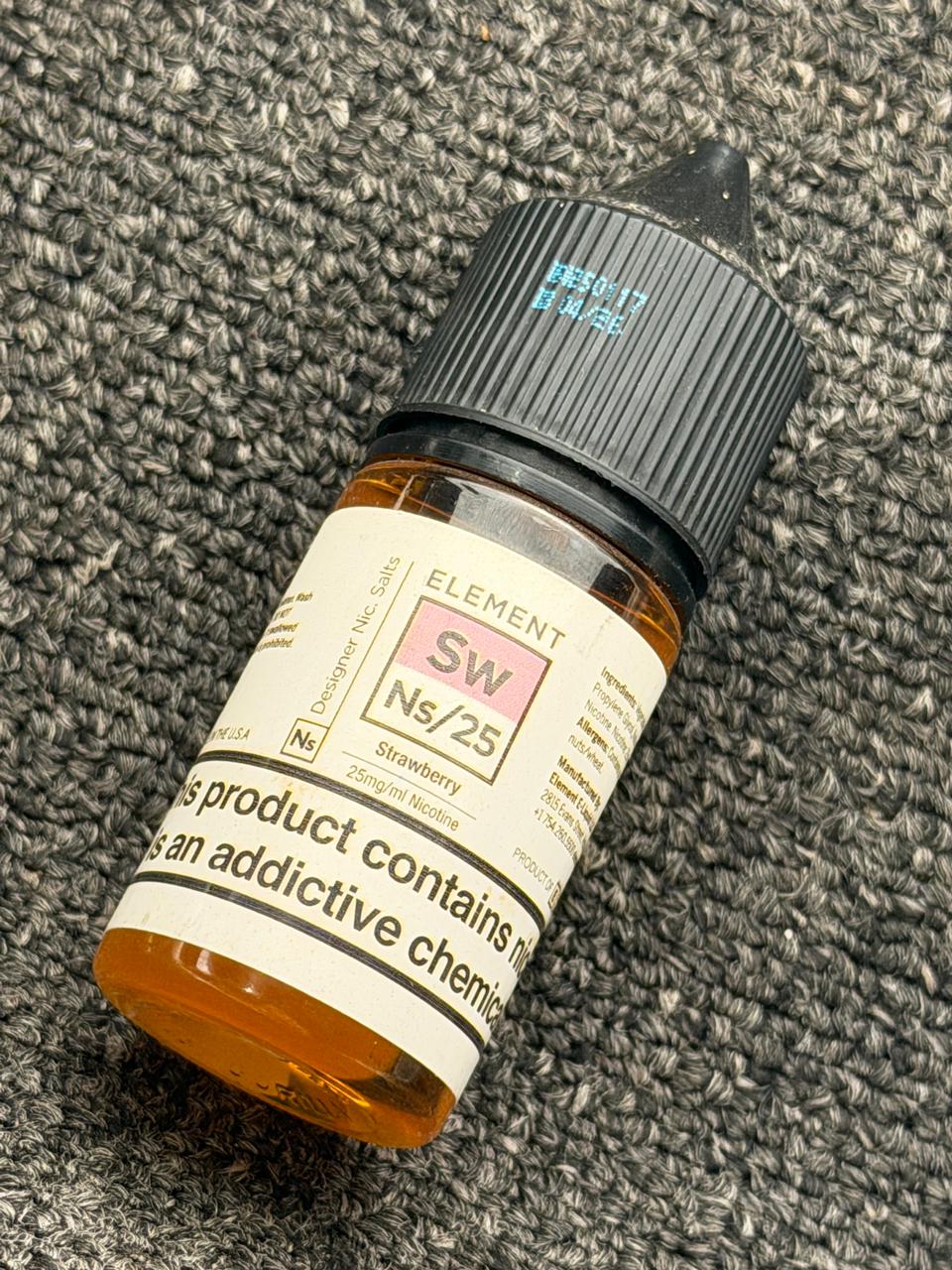 Elements Strawberry Whip Nic Salt 30ml 25mg