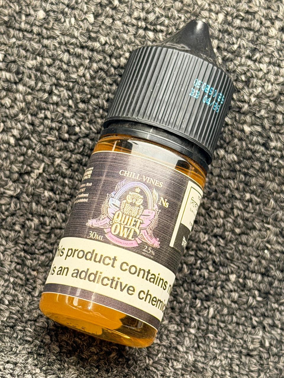 Quiet Owl Chill Vines Grape Menthol 30mL Nic Salt By Element 35mg