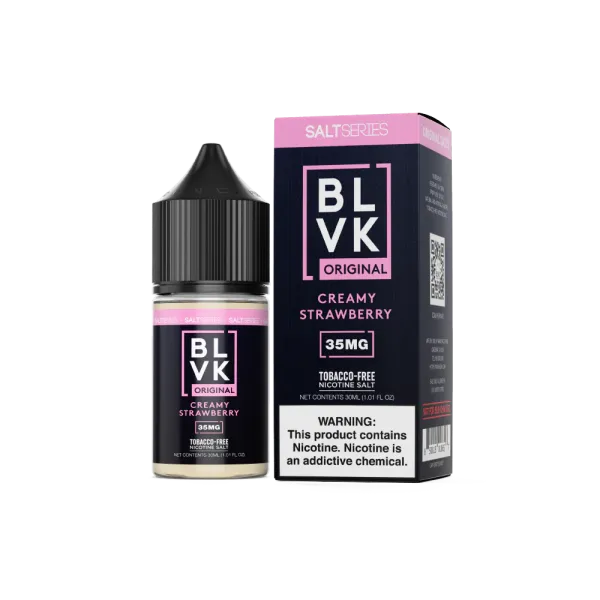 BLVK Strawberry Cream Nic Salt 30ml 35mg